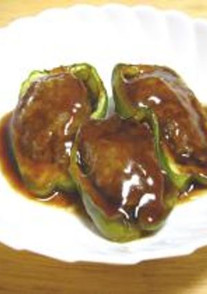 *ピーマンの肉詰め*-レシピのメイン写真