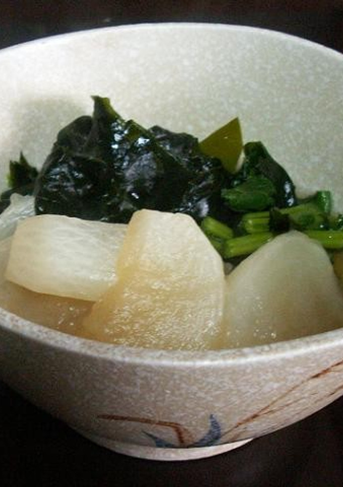 蕪と生わかめの煮びたし-レシピのメイン写真