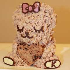 รูปของ お手頃＆簡単☆くまの３Dケーキ