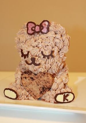 お手頃＆簡単☆くまの３Dケーキ-レシピのメイン写真