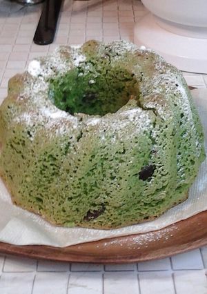 riikﾝ宅のヘルシー抹茶ケーキ♪-レシピのメイン写真