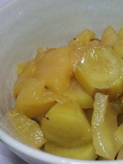 簡単!りんごとさつまいもの煮物-レシピのメイン写真