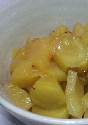 簡単！りんごとさつまいもの煮物-レシピのメイン写真