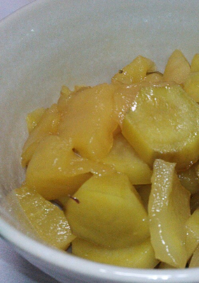 簡単！りんごとさつまいもの煮物-レシピのメイン写真