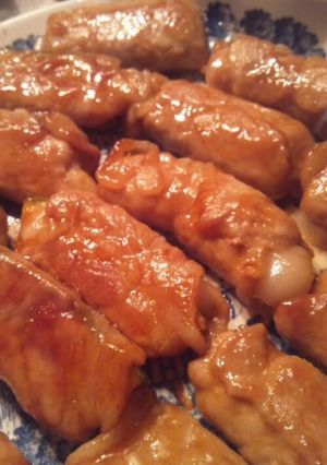 簡単♪[かぼちゃ&餅]豚肉巻き-レシピのメイン写真