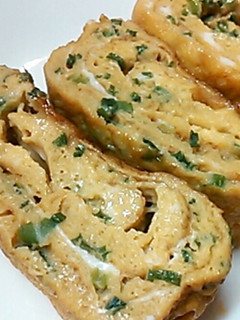お弁当に☆醤油味のねぎ入りチーズ卵焼き-レシピのメイン写真