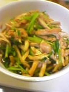 蒸し鶏とミツバの和え物?-レシピのメイン写真