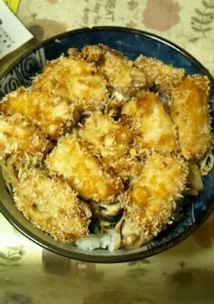 マグロ【マグロのパン粉焼き丼】-レシピのメイン写真