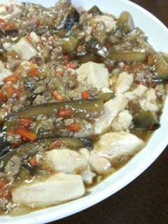 焼肉のたれで★辛くない麻婆茄子豆腐-レシピのメイン写真