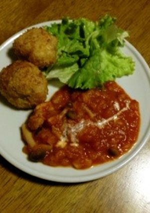 チキントマト煮こみ-レシピのメイン写真