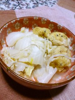 がんもと白菜ともやしの煮浸し-レシピのメイン写真