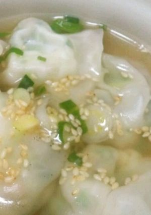 スープで食べる水餃子-レシピのメイン写真