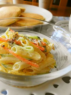 *蒸し鶏入り*ペンネのサラダ*-レシピのメイン写真