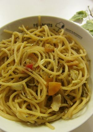 キャベツとじゃこのアンチョビパスタ-レシピのメイン写真