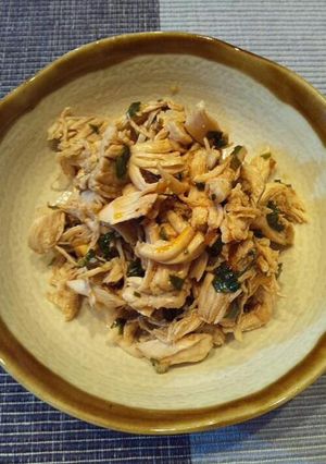 常備菜にもつまみにも！ササミのネギ醤油-レシピのメイン写真