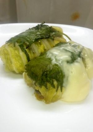 ★挽肉と野菜の白菜巻き★-レシピのメイン写真