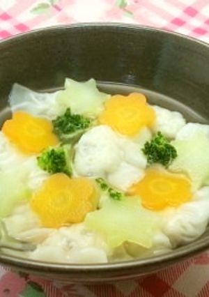 ひとくちワン餃子　わんこも一緒に♪-レシピのメイン写真