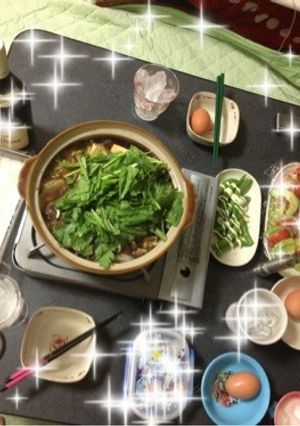 すき焼きのつけだれは山芋で！-レシピのメイン写真