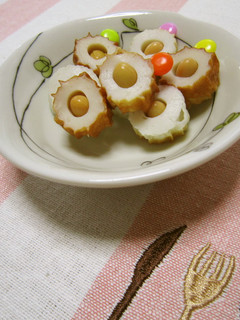 お弁当に~ちくわに蒸し大豆~-レシピのメイン写真