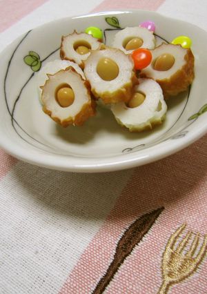 お弁当に~ちくわに蒸し大豆~-レシピのメイン写真