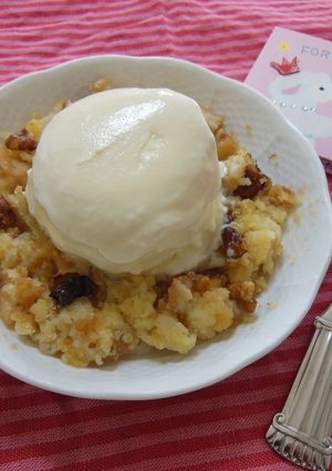 簡単！アップルクランブルケーキ-レシピのメイン写真