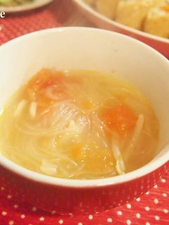トマトを使った酸辣湯風スープ-レシピのメイン写真