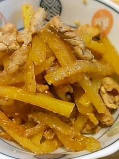 沢庵の豚肉炒め-レシピのメイン写真