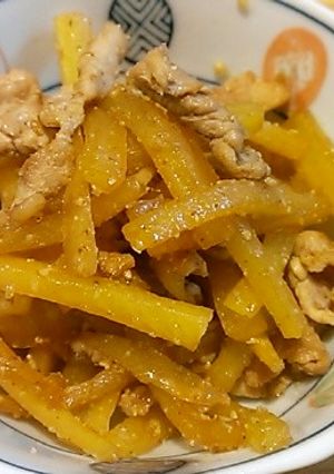 沢庵の豚肉炒め-レシピのメイン写真