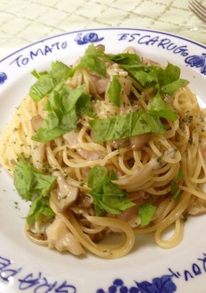 パンチェッタと舞茸のオイルソースパスタ-レシピのメイン写真