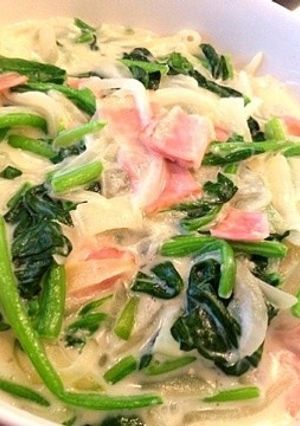 ほうれん草のクリーム煮-レシピのメイン写真