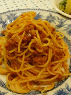 ごぼうのミートソースパスタ-レシピのメイン写真