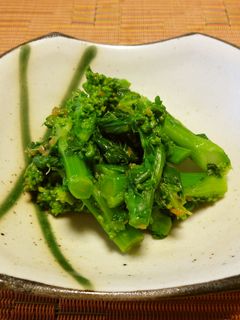 菜の花の梅和え-レシピのメイン写真