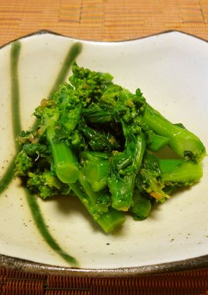 菜の花の梅和え-レシピのメイン写真