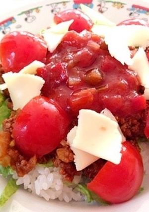 沖縄料理を簡単に！タコライス♪-レシピのメイン写真