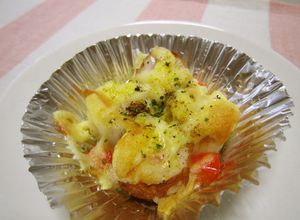 お弁当に~ちくわとパプリカチーズ焼き~-レシピのメイン写真