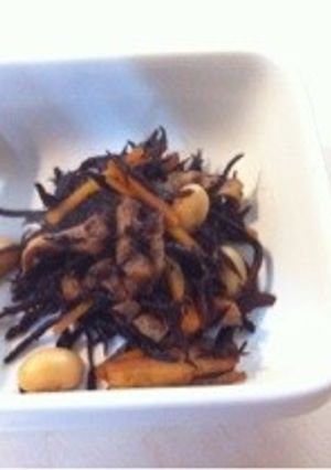 ひじきの炒り煮-レシピのメイン写真