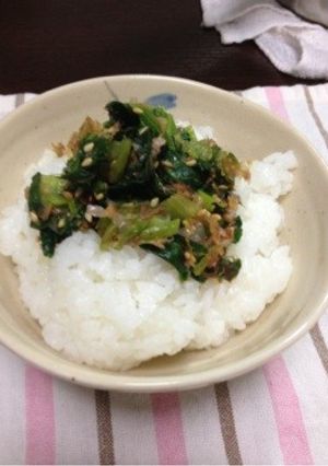 簡単♪手作り小松菜ふりかけ-レシピのメイン写真