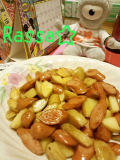 ♡じゃがいもとウインナーのバター醤油炒め-レシピのメイン写真