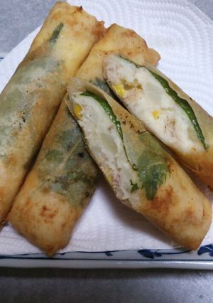 サッと作れるツナポテ春巻き-レシピのメイン写真