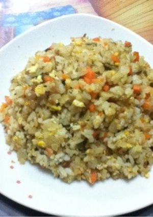 子どもも作れる!!高菜チャーハン♪-レシピのメイン写真