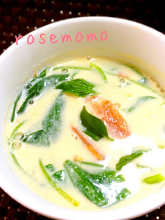 豆乳とトマトの味噌汁-レシピのメイン写真