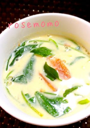 豆乳とトマトの味噌汁-レシピのメイン写真