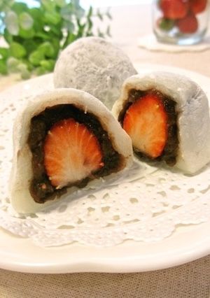 切り餅でつくる…いちご大福♪-レシピのメイン写真