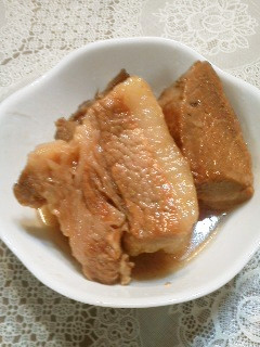 自己流で!圧力鍋で豚の角煮-レシピのメイン写真