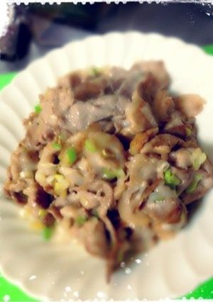 居酒屋にありそうなネギ豚塩!-レシピのメイン写真