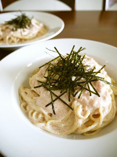 ボウルで簡単!たらこクリームパスタ♪-レシピのメイン写真