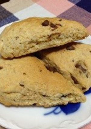 HMで簡単*チョコ入りスコーン-レシピのメイン写真