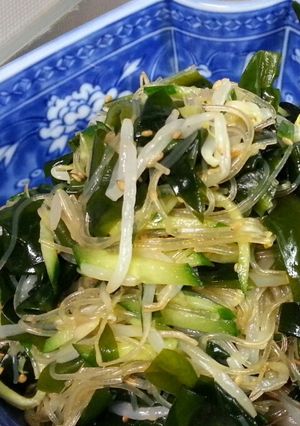 黒酢de中華風春雨サラダ-レシピのメイン写真