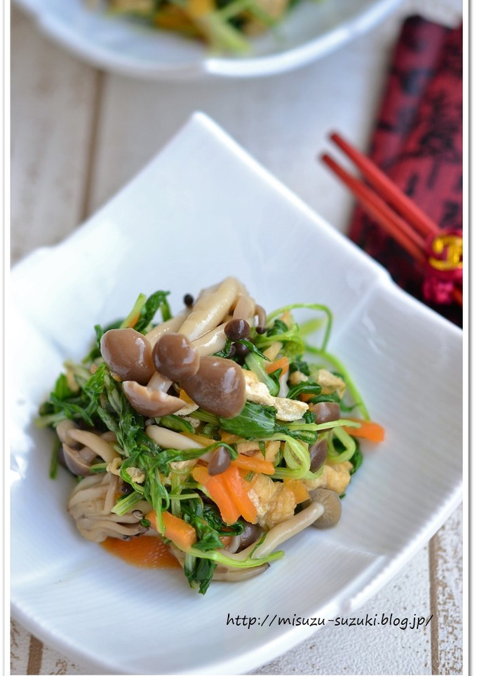 水菜の中華風煮浸し【作りおき】-レシピのメイン写真