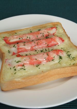 かにかまのピザトースト-レシピのメイン写真